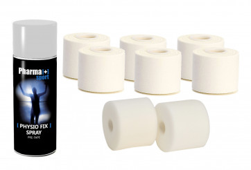 SALVAPELLE IN OMAGGIO con 6 TAPE sport cm 5x10 m e SPRAY PRE TAPE 400 ml-31