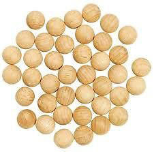 microsfere in legno naturale