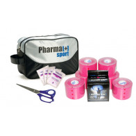 6 TAPE PHYSIO KIN + FORBICI + DISINFETTANTI PULIZIA CUTE + POCHETTE