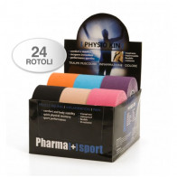 24 PZ - TAPE NEUROMUSCOLARE PHYSIO KIN 5 CM X 5 M - Colori assortiti 