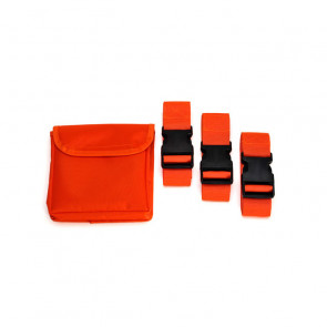 Set Kit 3 CINGHIE DI BLOCCAGGIO Cinture di sicurezza per barelle Cinte Sgancio Rapido con Custodia-20