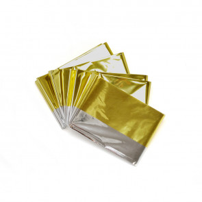 COPERTA ISOTERMICA Oro e Argento 160 x 220 cm protezione freddo e caldo-20