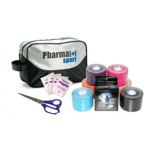 6 TAPE PHYSIO KIN COLORI ASSORTITI + FORBICI + DISINFETTANTE PULIZIA CUTE + POCHETTE-20