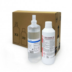 DISINFETTANTI X CASSETTA VALIGETTA PRONTO SOCCORSO REINTEGRO ALLEGATO 1 DM 388/03 DLGS 81/08-20