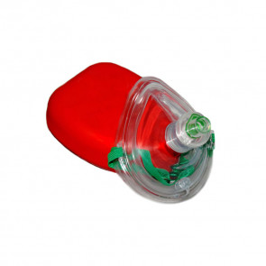 MASCHERA ORONASALE CPR Pocket Mask con valvola e custodia Respirazione bocca a bocca-20