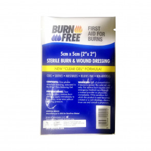 GARZE ANTIUSTIONE 5x5 BurnFree EMERGENZA SOCCORSO USTIONI scottature bruciature-20
