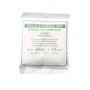 10 PZ TELO STERILE 60 x 40 cm MONOUSO in Tessuto Non Tessuto Medico Teli sterili (Conf. 10)-20