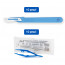 10 Bisturi chirurgico sterile + 10 pinzetta da medicazione sterile-01